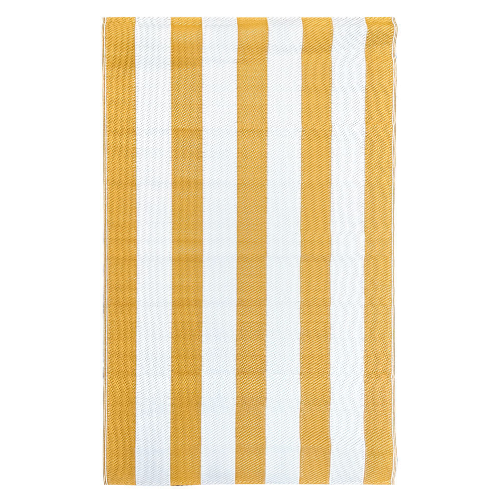 Trykt utendørs teppe retro stripe (180x120cm)