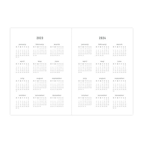 Letts 2024 Wanderlust A6 Weekly Diary (Santorini)