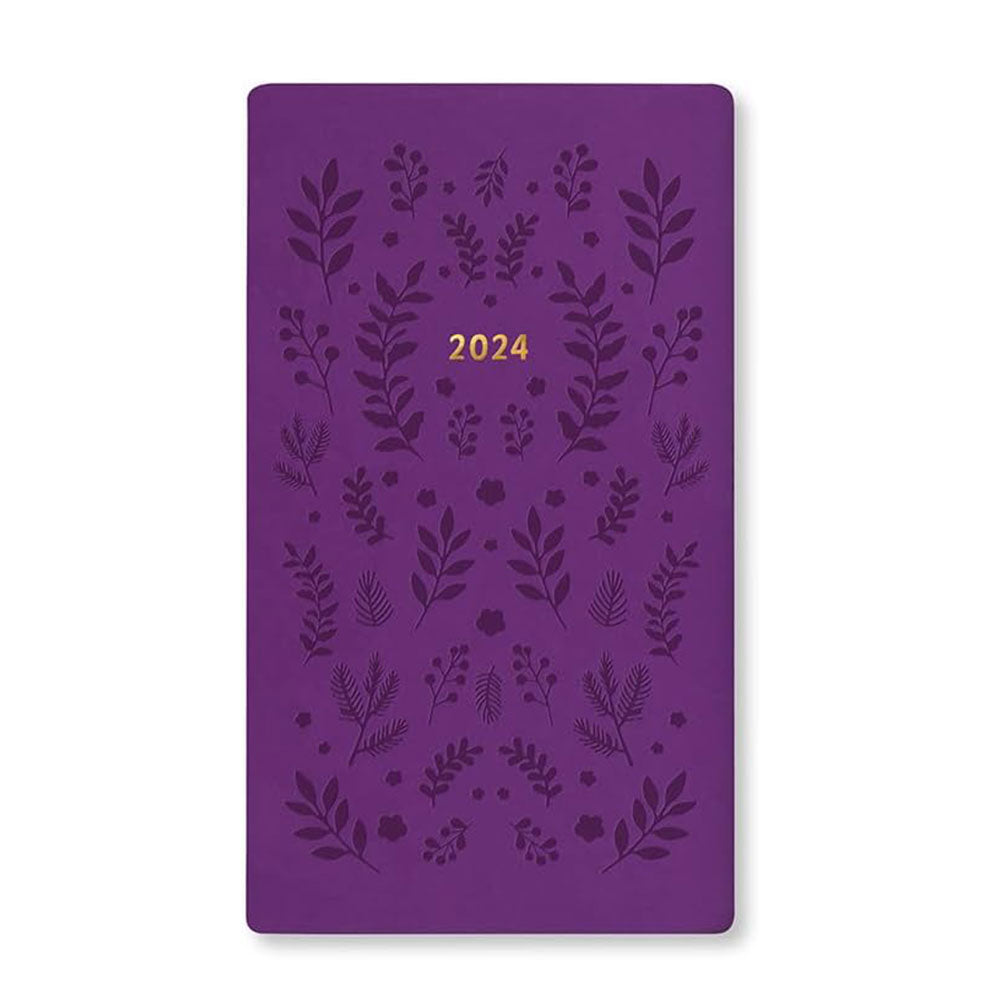 Letts 2024 Woodland Medium Pocket Week for å se dagbok