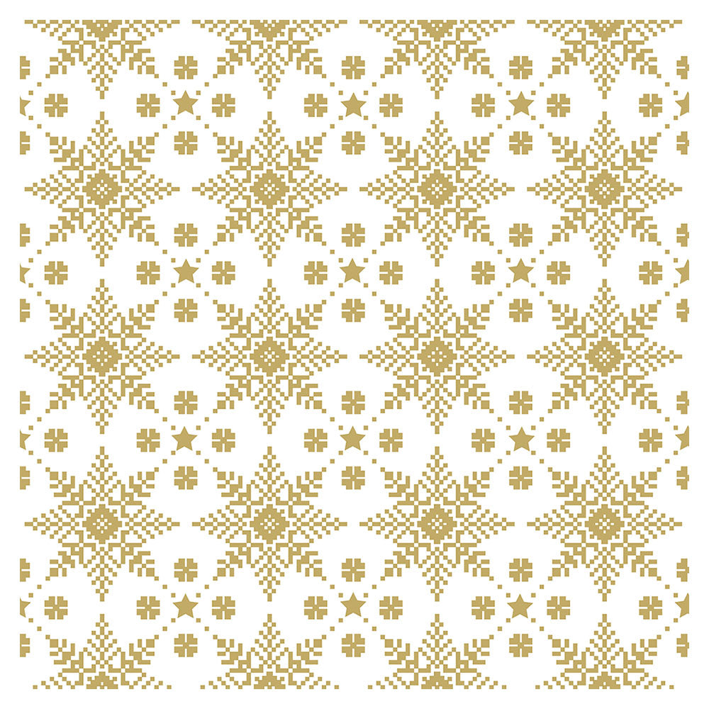 Papel+Projetar guardanapos de almoço com estampa de neve