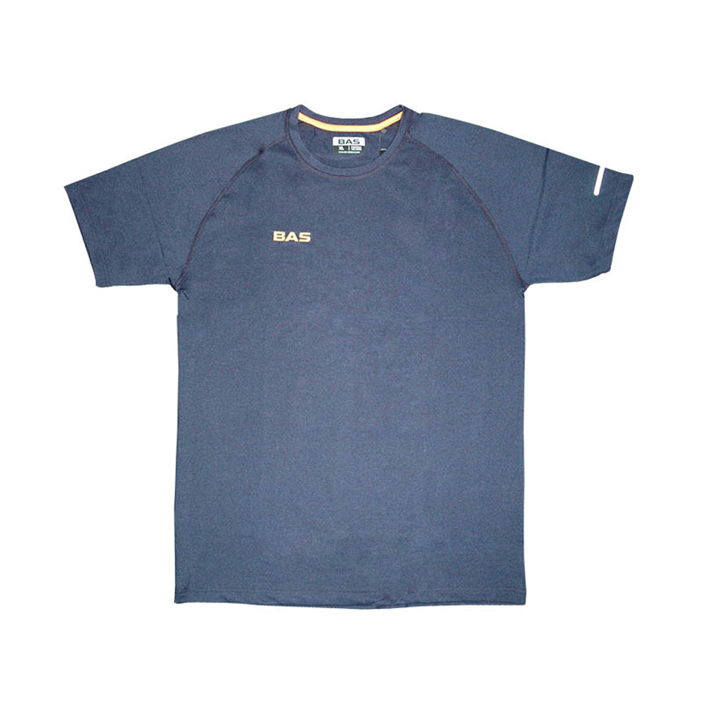 BAS Round Neck T-Shirt Extra Large (Navy)