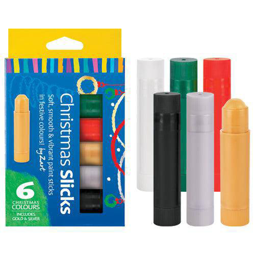 Slicks Christmas Colours 6pk
