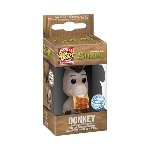 Shrek Donkey DreamWorks 30th Anniv US Exclusve Pop! Keychain