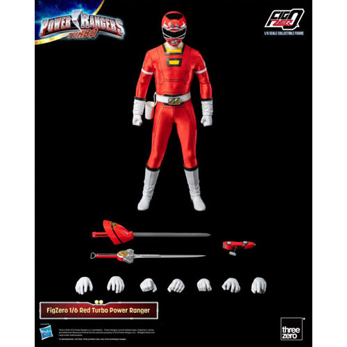Power Rangers Turbo Red Turbo Ranger FigZERO 1:6 Scale Figure