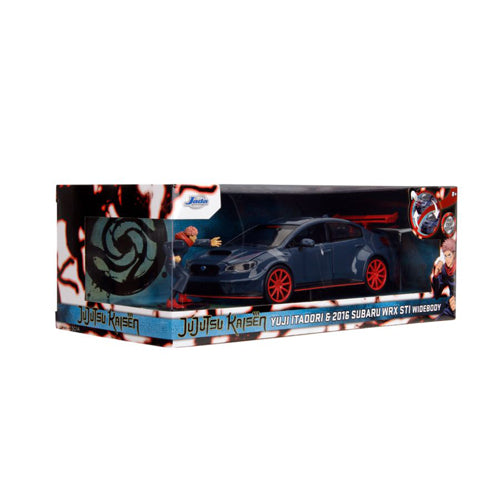 Jujutsu Kaisen 1:24 2016 Subaru WRX STI Vehicle with Yuji Itadori 2.75"