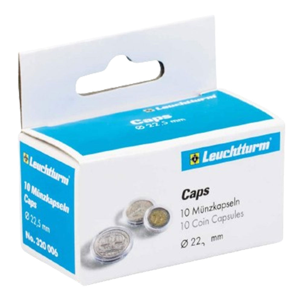 Leuchtturm Coin Capsules 10pk(サイズ20-29から)