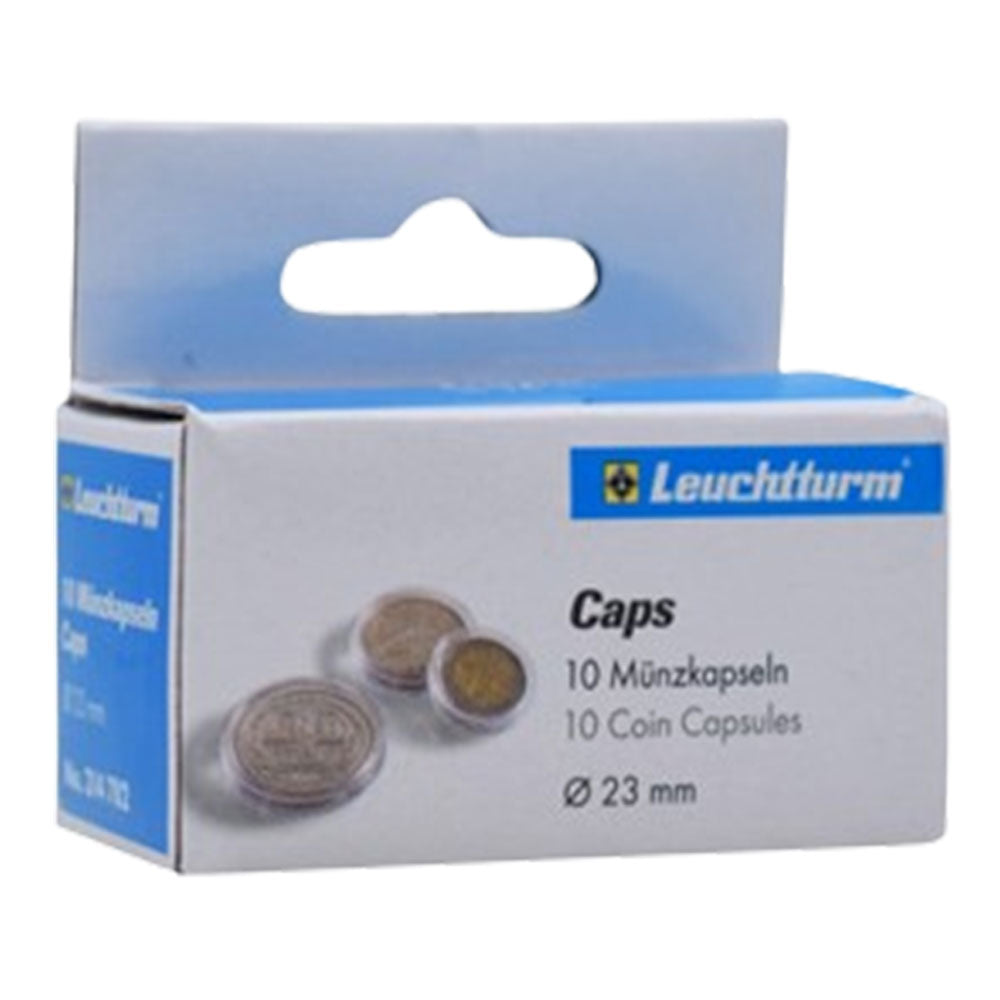 Leuchtturm Coin Capsules 10pk(サイズ20-29から)