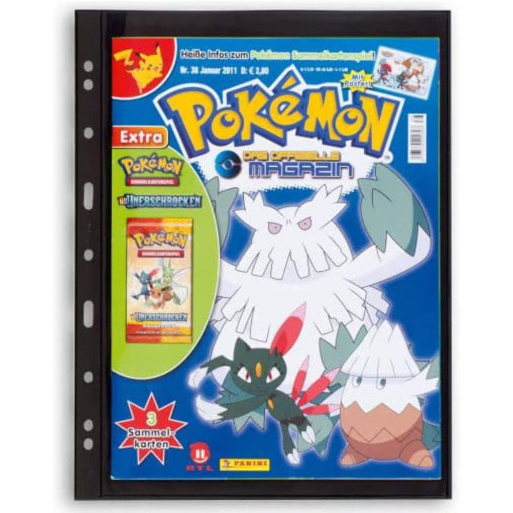 leuchtturmグランデプラスチックポケットシート5pk(黒)