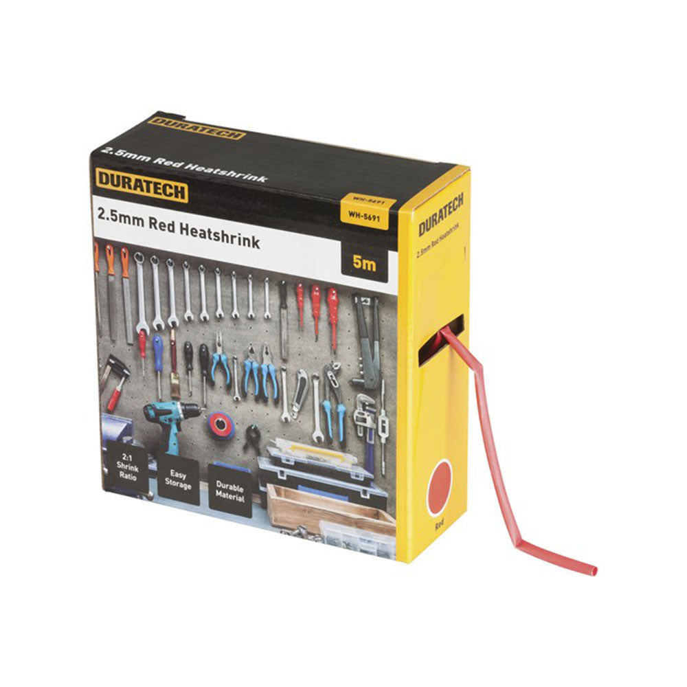 2:1 Schrumpfschlauch 5 m (rot)