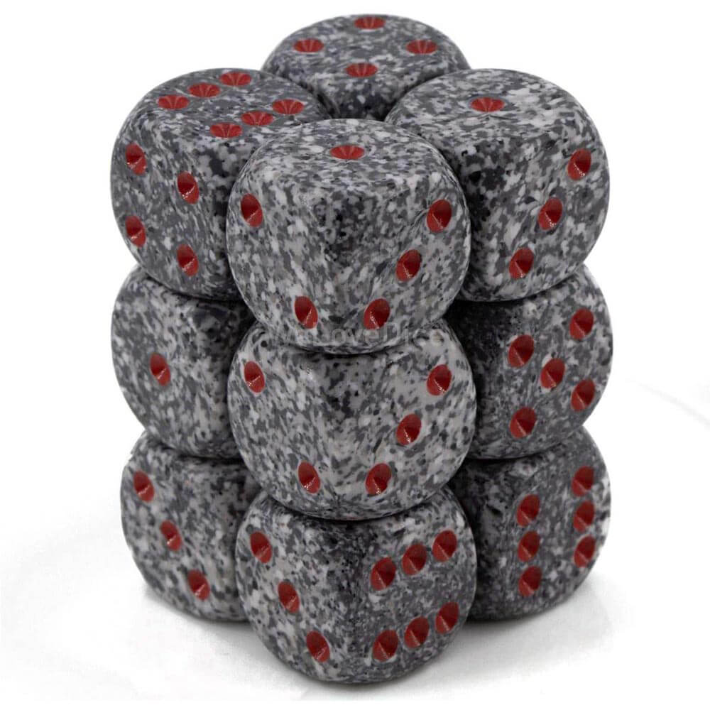 D6サイコロは16mm(12サイコロ)スペックル