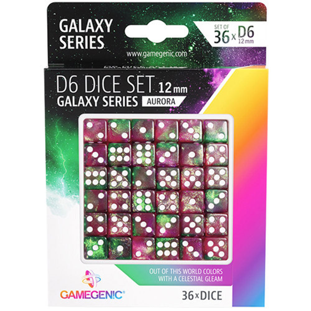 Gamegenic Galaxy Series D6 Würfelset 12 mm (36 Stück)
