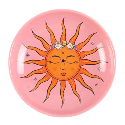 The Sun Celestial Ceramic Incense Holder
