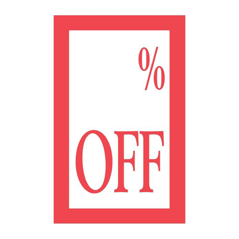 Quikstikディスプレイチケット10pcs(75x125mm)