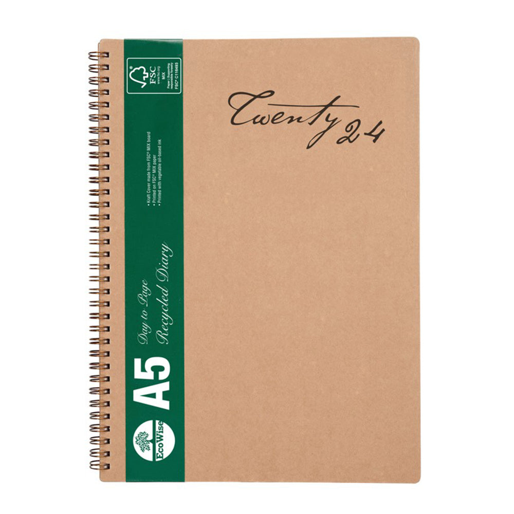 Cumberland Ecowise Kraft A5 2024 Diary