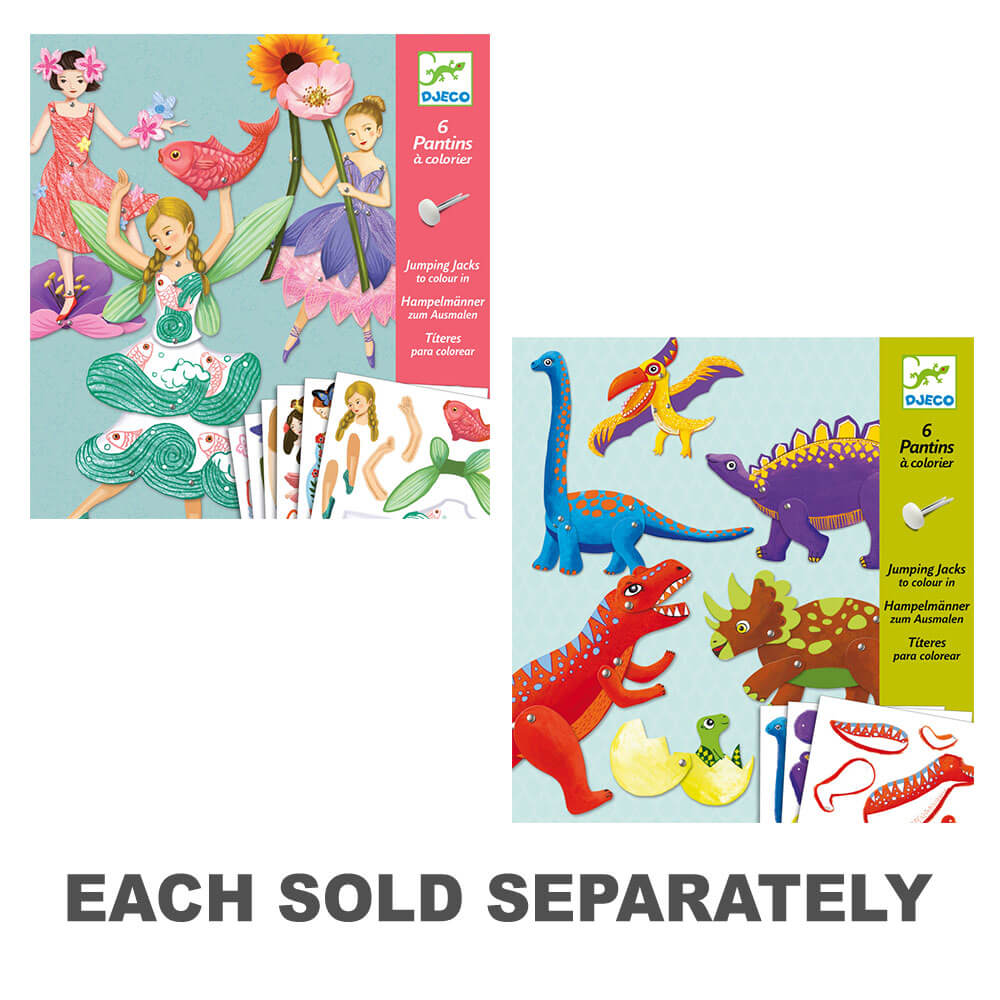 Djeco Paper Puppets Learning Kit