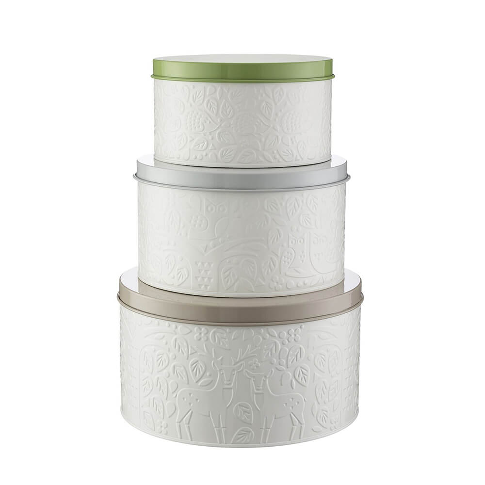 森林セットのメイソンキャッシュ(3PCS)