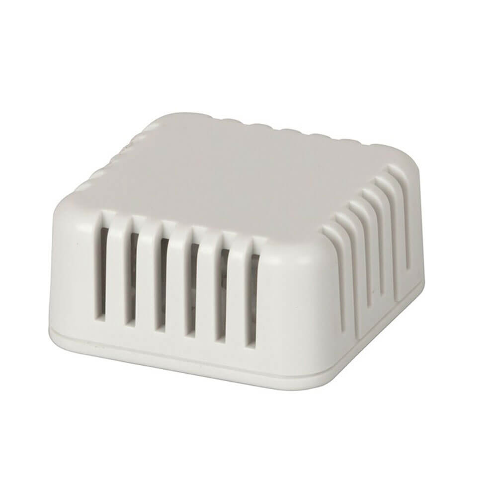 Grauer, belüfteter Abs-Gehäusekasten