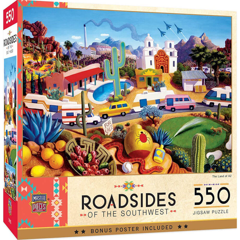 Straßenränder des Südwestens 550 Puzzle