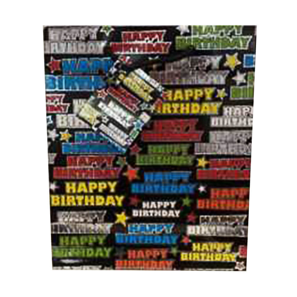 オズコープハッピーバースデーギフトバッグ(黒)