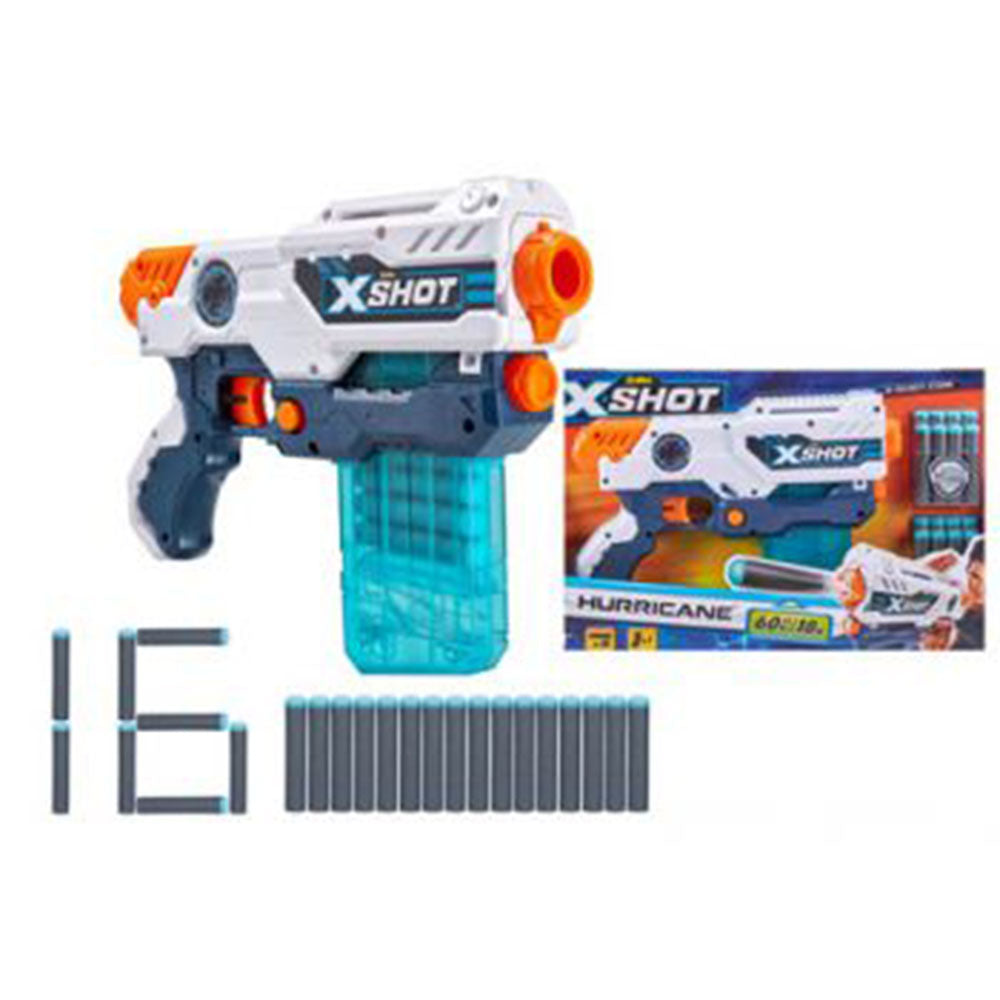 Zuru X-Shot Excel Hurricane Blaster with 16 Darts