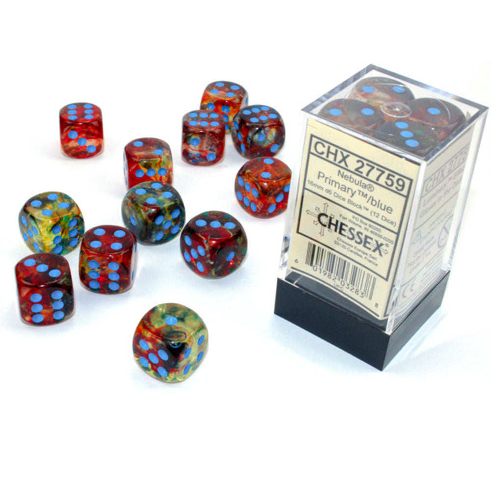 Nebula Chessex 16mm D6サイコロブロック