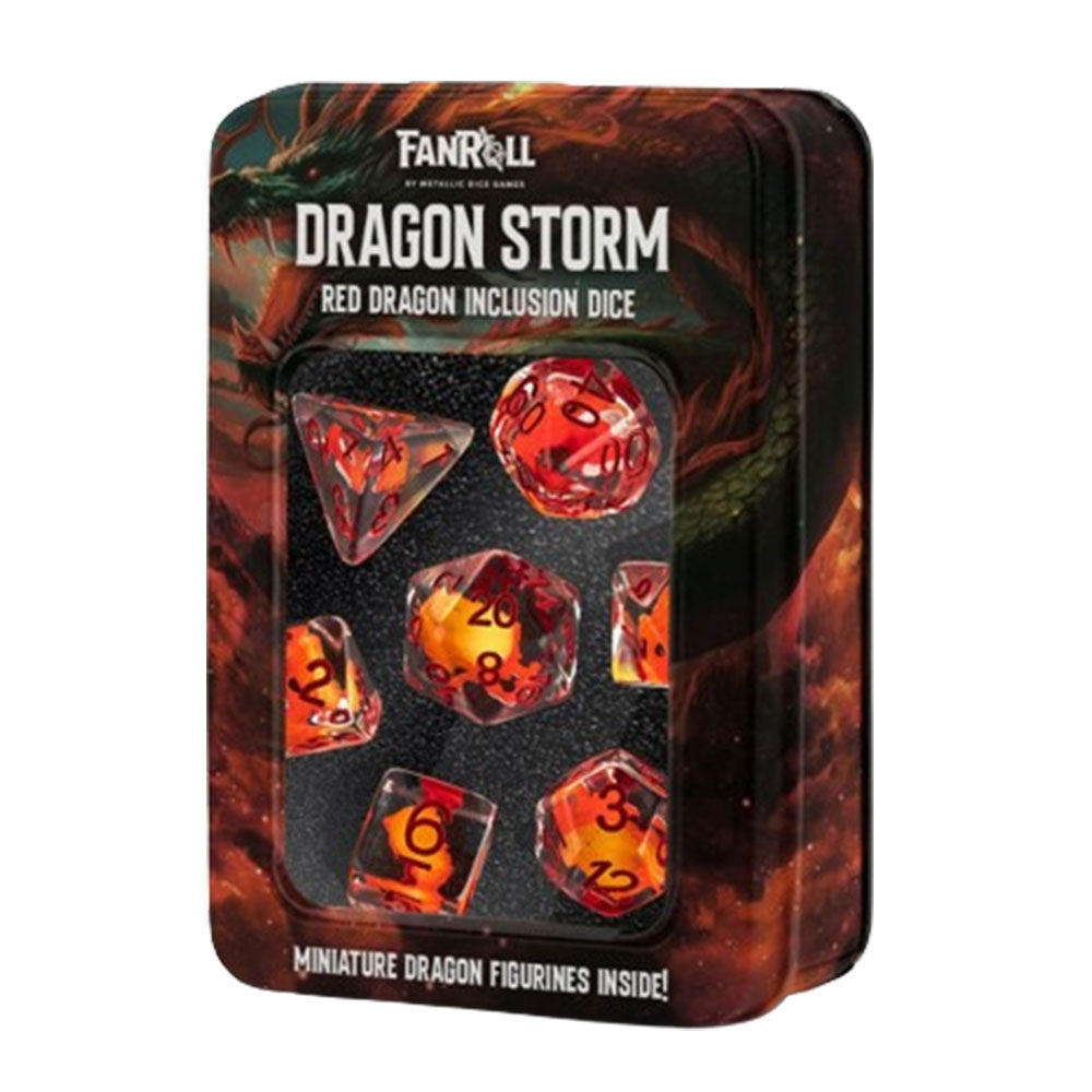 MDG Dragon Storm Inclusão Dados de silicone Conjunto de 16 mm