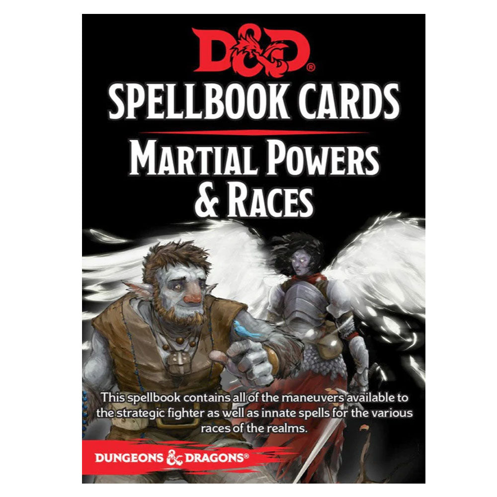 Cartões de spellbook de masmorras e dragões