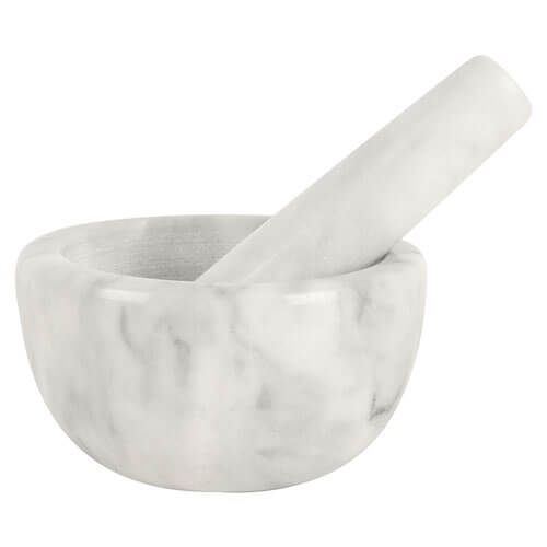 Carina Marble Mortar & Pestle (12x12x7cm)