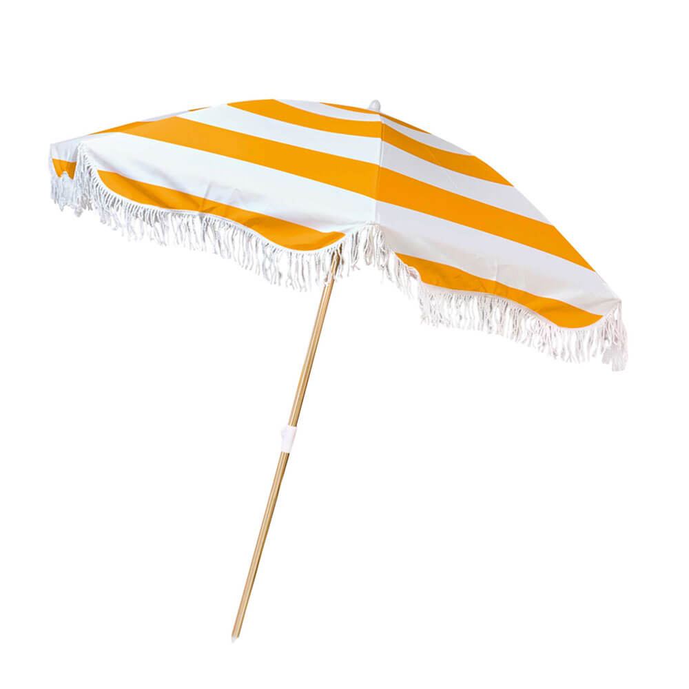 Canvas Beach Umbrella 2M Stripe retrò (200x200 cm)