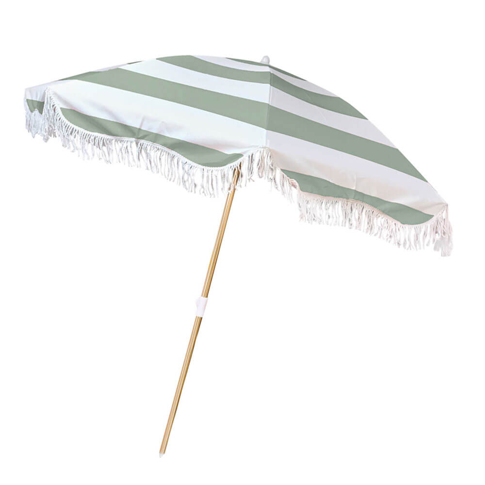 Canvas Beach Umbrella 2M Stripe retrò (200x200 cm)