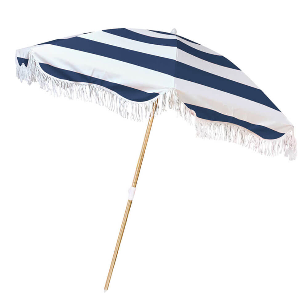 Canvas Beach Umbrella 2M Stripe retrò (200x200 cm)