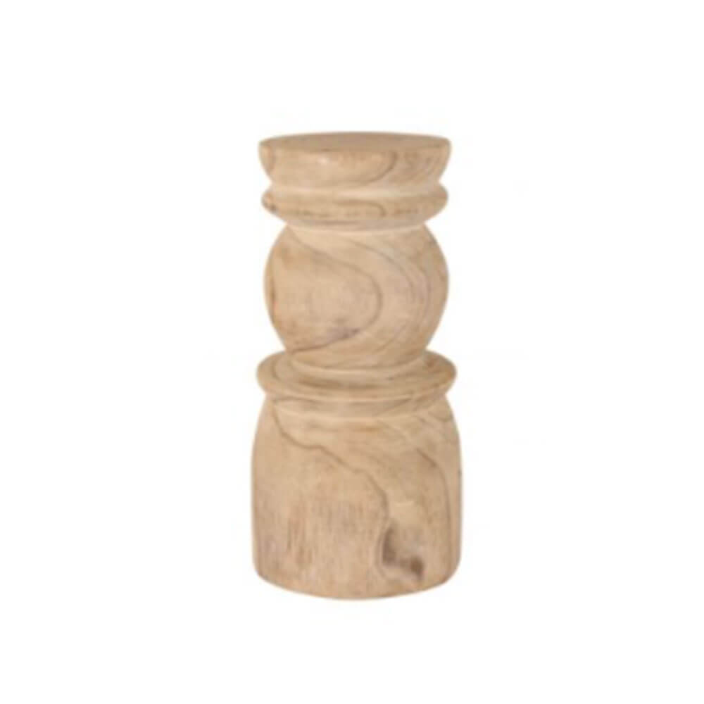 Kadek Wood Candle Stick (30 cmx13cm)