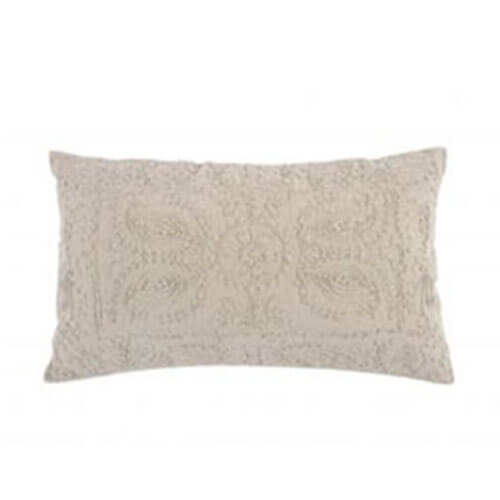 Heide Embroidered Cushion (50x30x4cm)