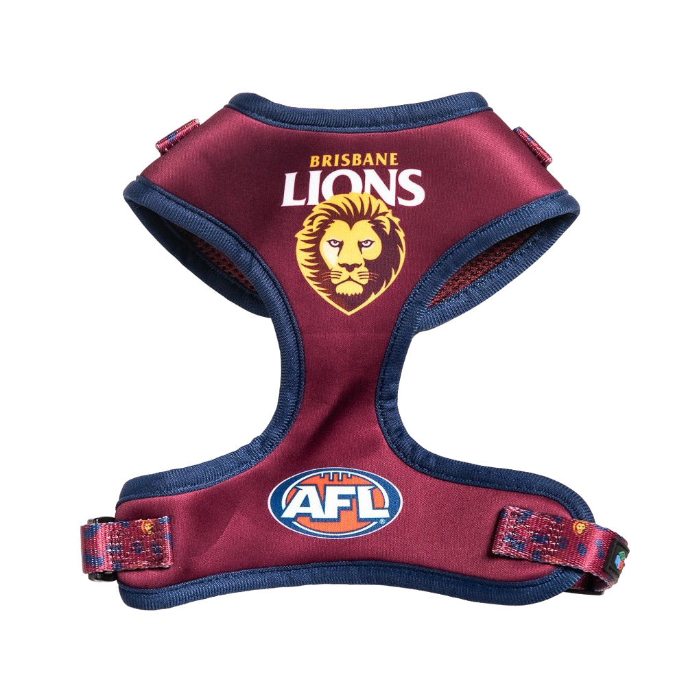 AFL Brisbane Lions Pet Harness