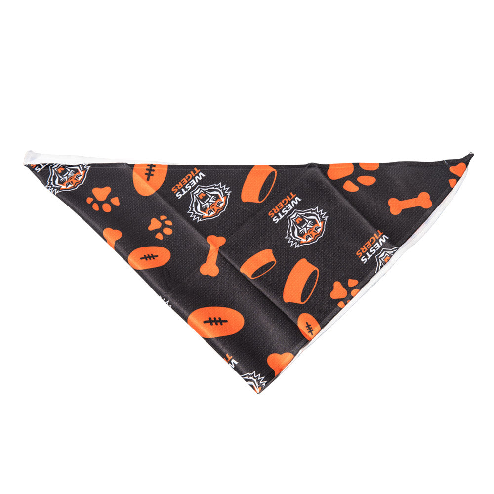 NRL Wests Tigers Pet Bandana