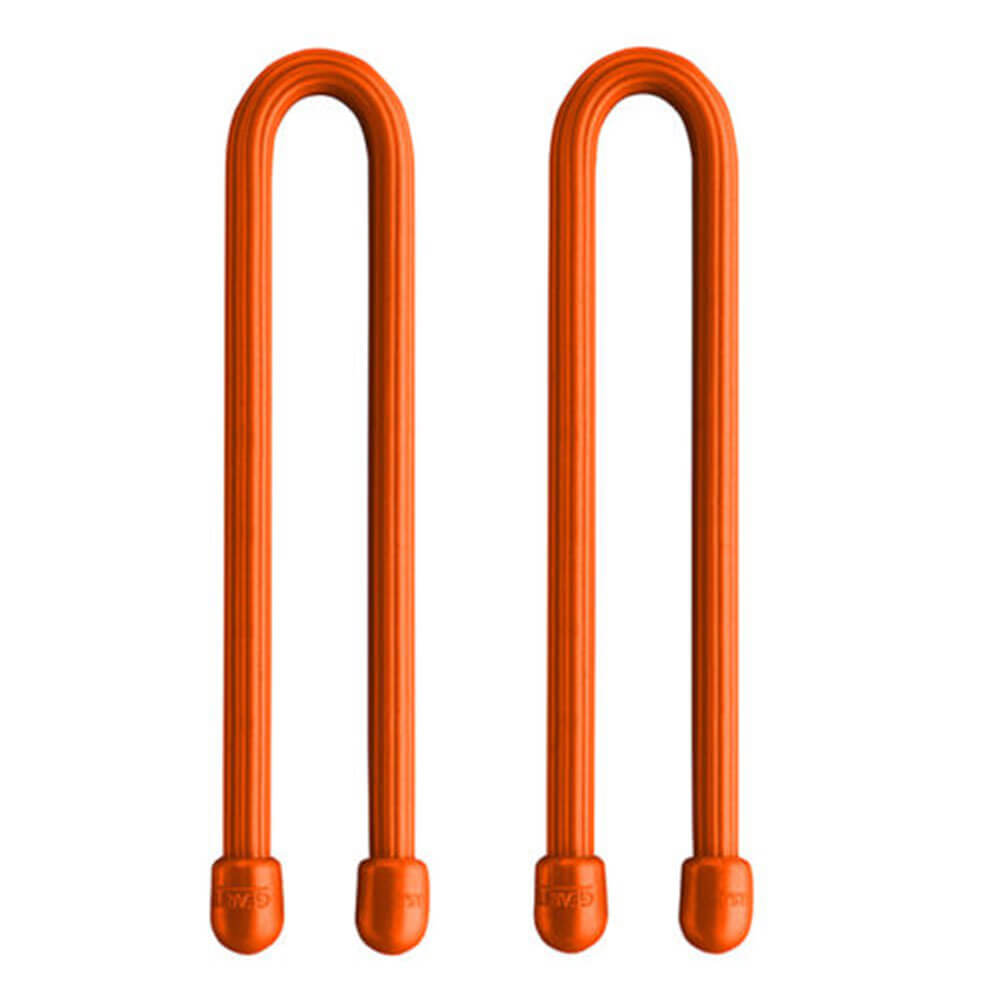 Cravatta per ingranaggio twist in gomma riutilizzabile 6 "(2pk)