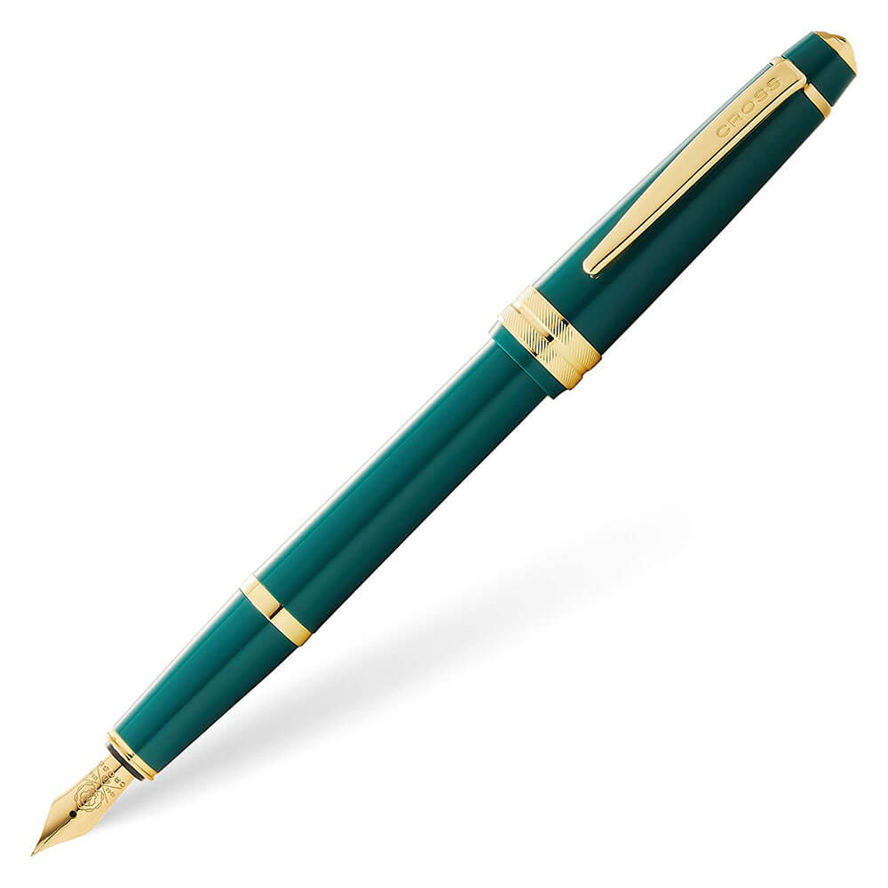 Cross Bailey Light Gloss Fountain Pen (grøn/guld)