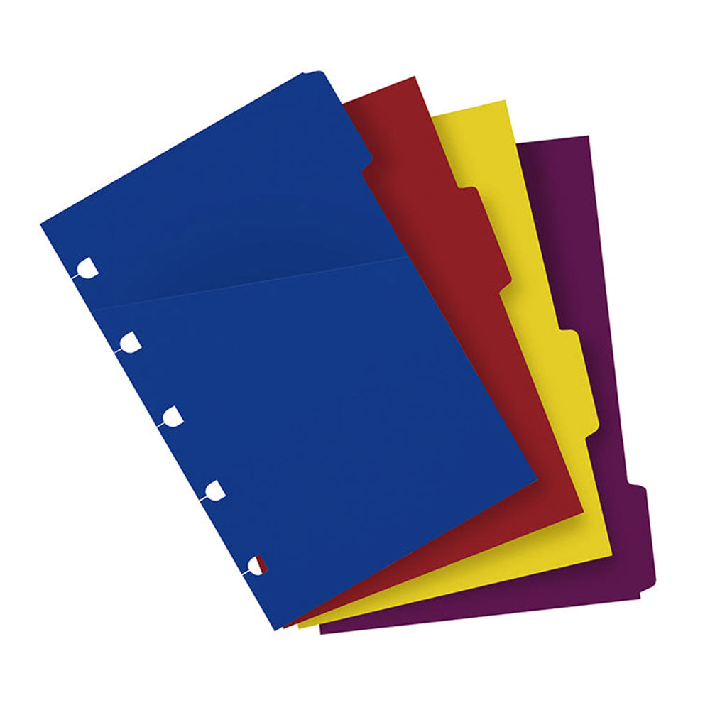 Filofax Notebook Color Index 4pk