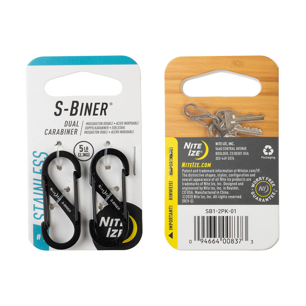 Nite ize s-biner storlek 1 2pk