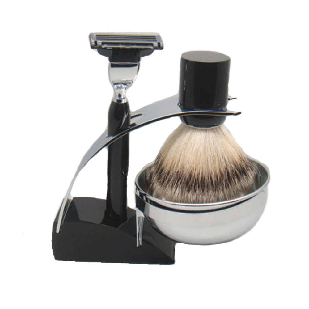 Comoy Shaving Stand Set (Black)