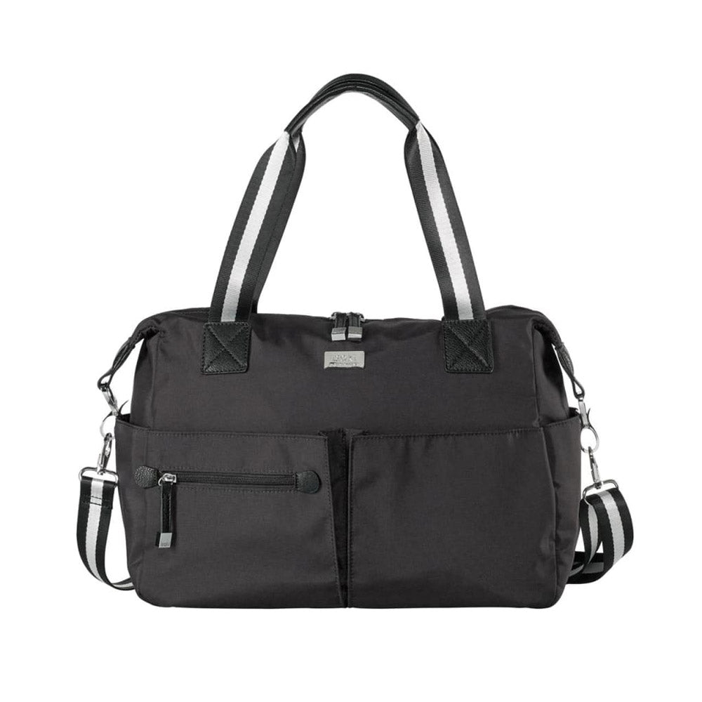 Isoki Lennox Nylon Pocket Nappy Bag (Black)