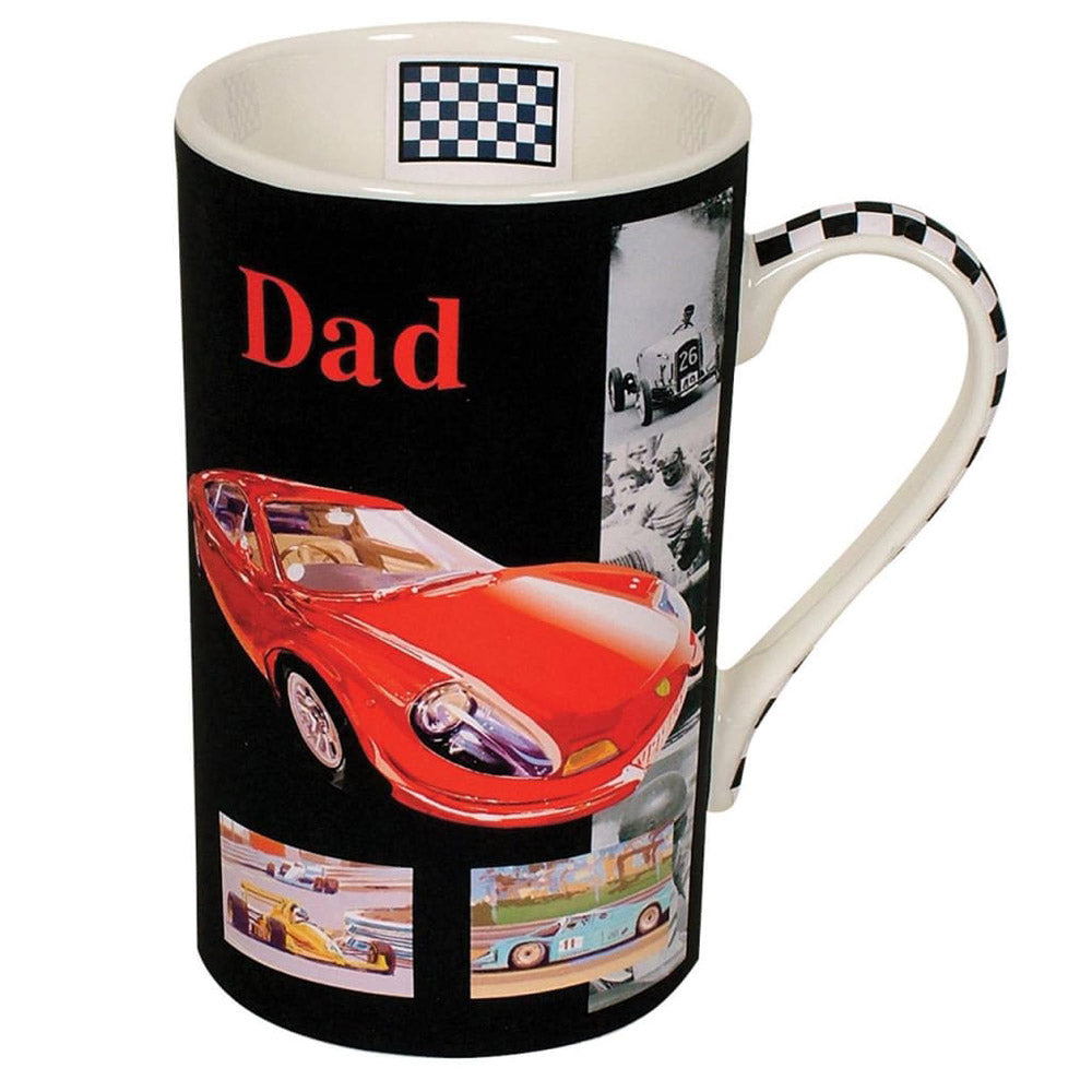 Red Car on Black Mug