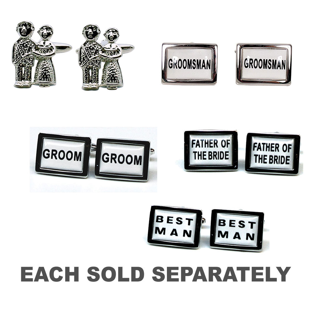 Wedding Button Cufflinks