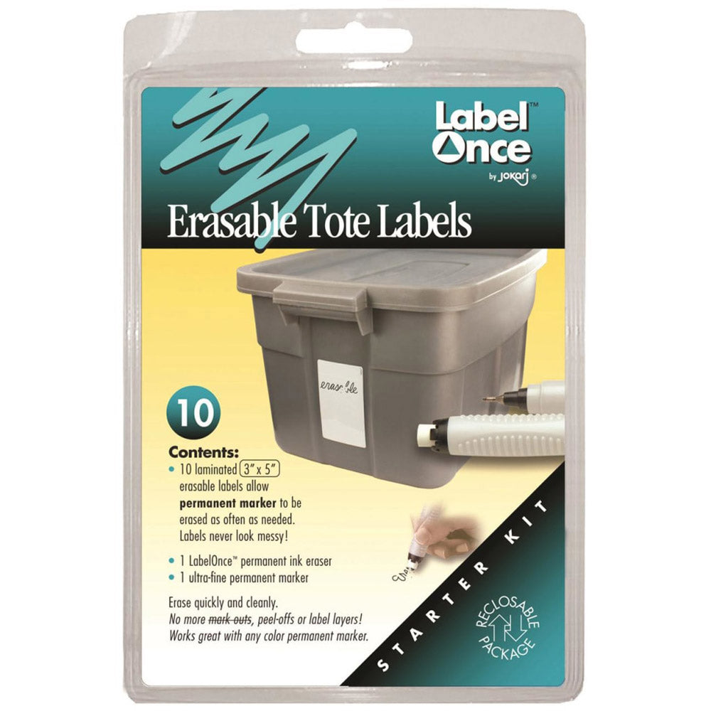 Erasable Tote Labels