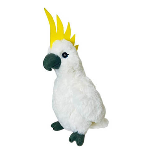 Eco Buddies Cockatoo Plush Toy 25 cm