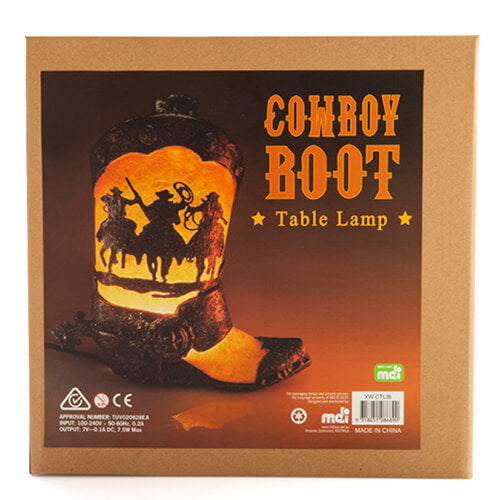 Cowboy Boot Table Lampe