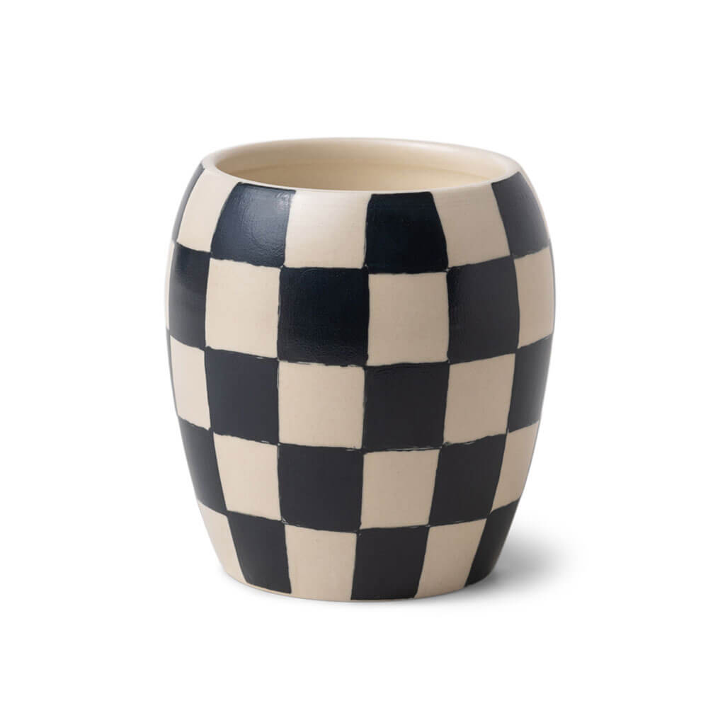 Buque de porcelana a cuadros de Checkmate 11oz