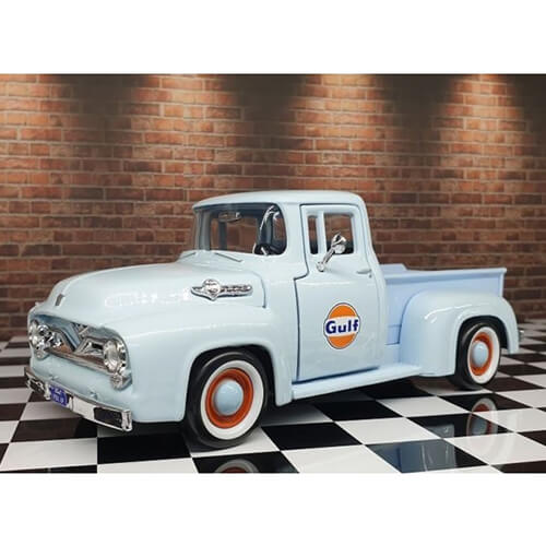 1955 Ford F-100 Gulf Pickup 1:24 Scala