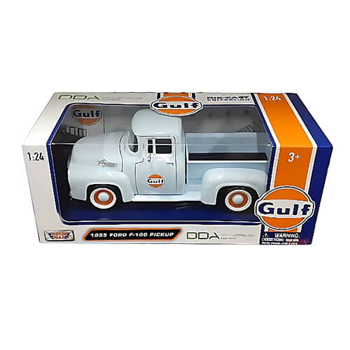 1955 Ford F-100 Gulf Pickup 1:24 Skala