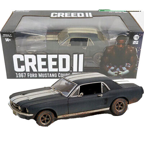 1967 Ford Mustang Weathered Adonis Creed II 1:18 Model Car